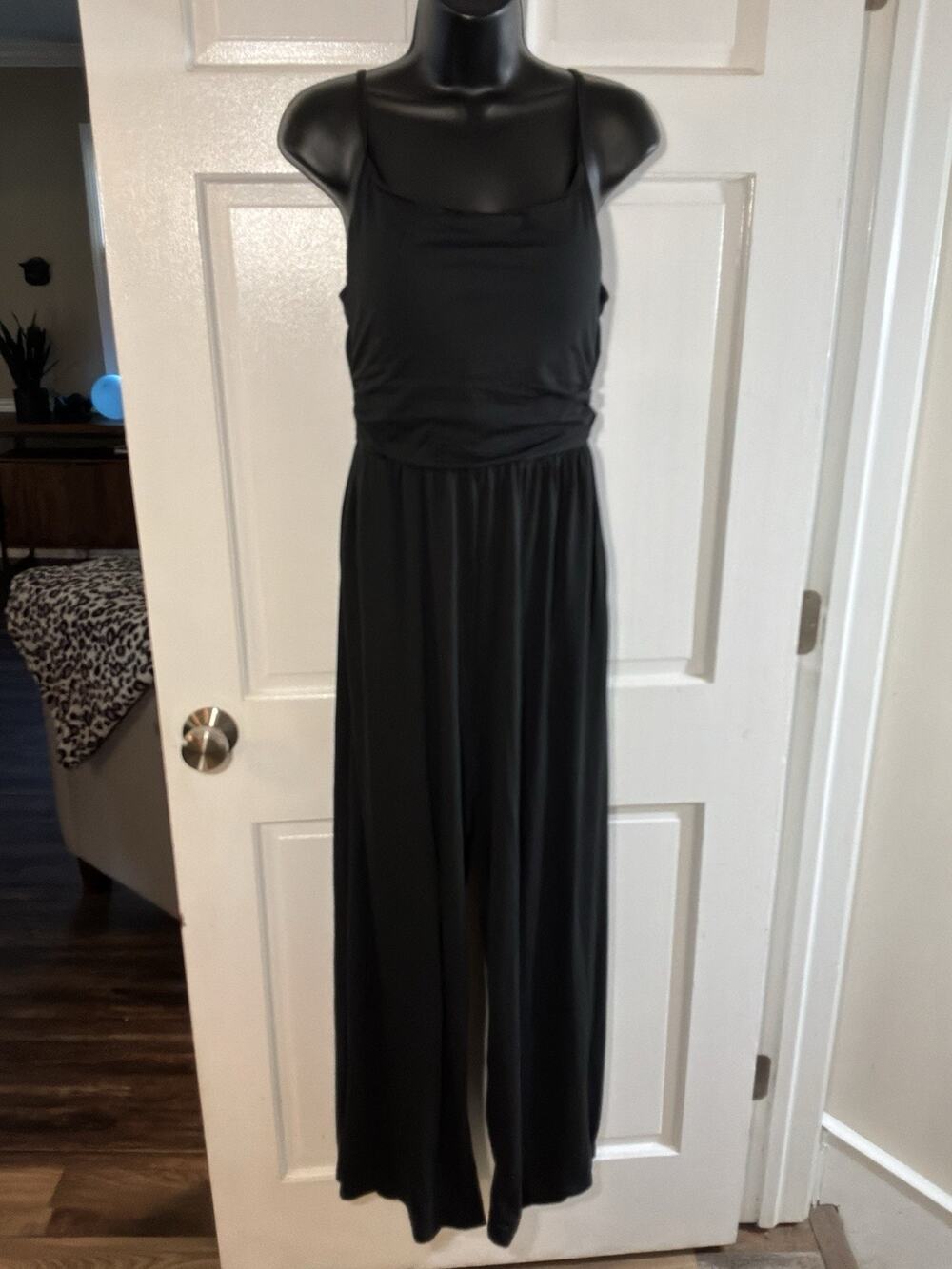 NWT Ladies Halara Black Pant Romper Size Medium